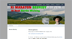 Desktop Screenshot of maratonbeskidy.pl
